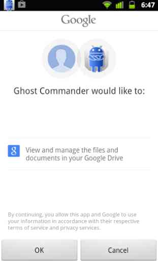 GhostCommander plugin: GDrive 1