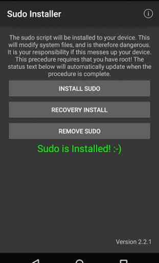 Sudo Installer v2.2.2 (root) 1