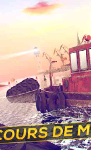 Bateau 3D: Aventure dans la mer . Jeux de Bateaux Courses pour Enfants Gratuit 2