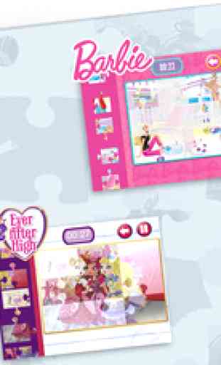 Mattel Fun with Puzzles featuring Barbie, Monster High and Hot Wheels ™ 1