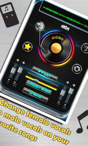 Micro DJ Gratuit - Effets audio pour musique de fête et édition de chansons mp3 4