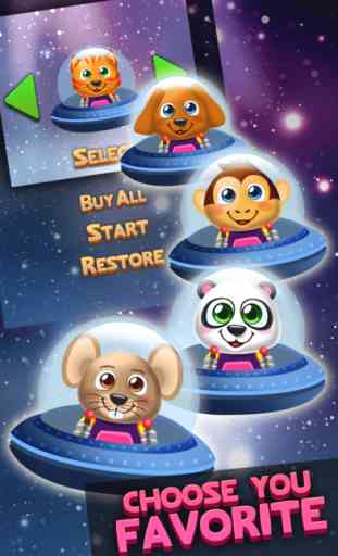 Mighty Tiny Pet Heroes vs Alien Space Monsters Arcade Shooter Game 2