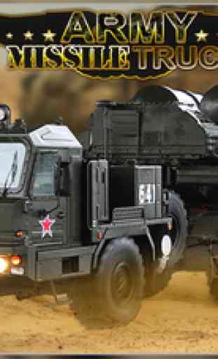 Militaire de missiles Launcher Camion - Desert Battle 3D Jeu d'action 1