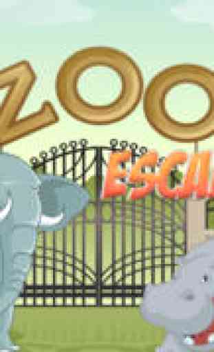 Mini girafe Zebra & Zoo Lion Escape jeu - L'histoire de trois animaux de jungle ami 2