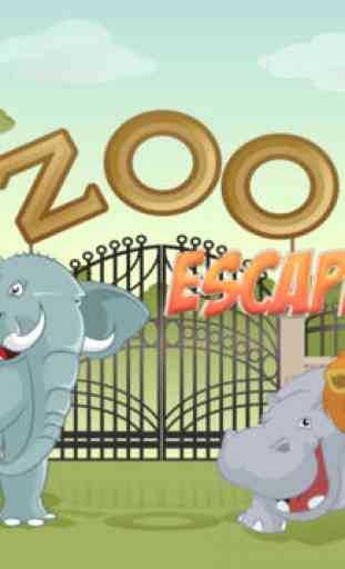 Mini girafe Zebra & Zoo Lion Escape jeu - L'histoire de trois animaux de jungle ami 4