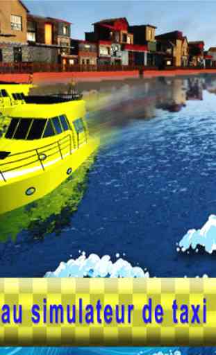Modern Water Taxi Simulator 3D: Enjoy Real fast Cab driver Service 4