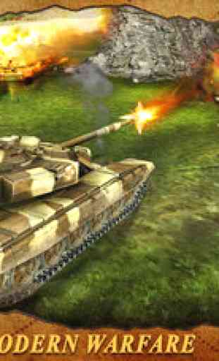 Réservoir moderne Guerre 3D - Une guerre mondiale chars modernes bataille contre panzer ennemi 1