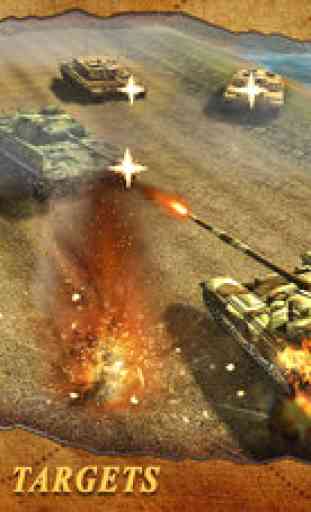 Réservoir moderne Guerre 3D - Une guerre mondiale chars modernes bataille contre panzer ennemi 3