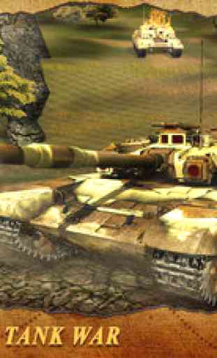 Réservoir moderne Guerre 3D - Une guerre mondiale chars modernes bataille contre panzer ennemi 4