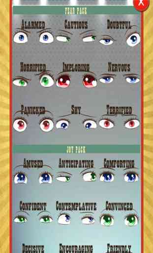 Expressions de l'Humeur-Couleur des yeux changeur 4