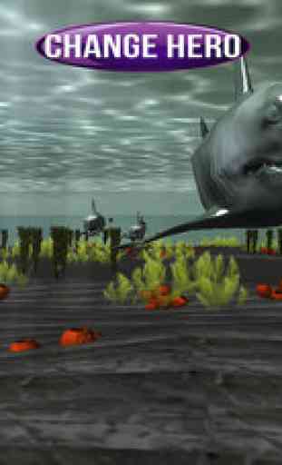 Megalodon Requin Uboat Persecution - Bannir la dreadful tourbe undersea 3D 3