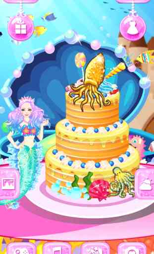 Mermaid Cake - Fashion Salon & Dessert Design Jeu 2