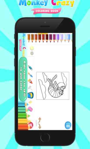 Monkey Crazy Coloring Books 4