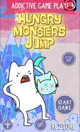 Monstoons - Monstres Hungry Jump - gratuit Version mobile 1