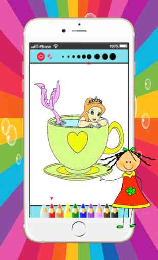sirène princesse fille magique pages à colorier: imprimer gratuitement 4