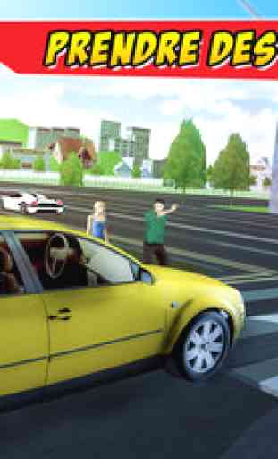 taxi ville moderne conduite 3D sim : entraînement ultime 3