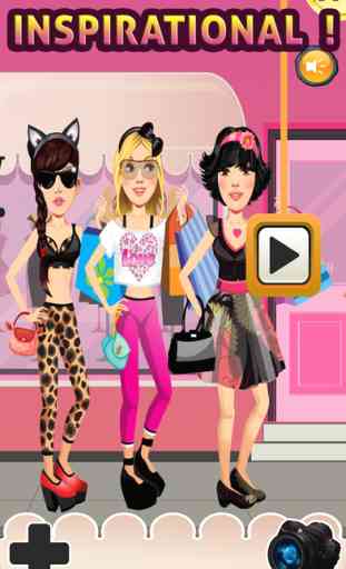 Mon Collège Moderne Girl Fashion Boutique Mall Vie Dress Up Game 3