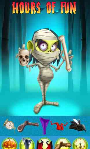 Mon Freaky Little Monsters and Zombies Dress Up Club Game - Free App 1