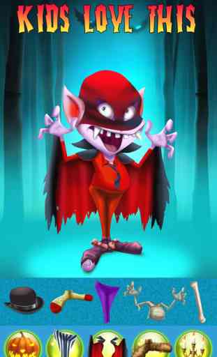 Mon Freaky Little Monsters and Zombies Dress Up Club Game - Free App 2