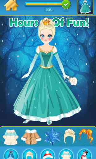 Mon Pretty Little Snow Princess Copy & Dessiner Jeu - World Virtuel du Royal Beauty BFF Dress Up Club Edition - Free App 3