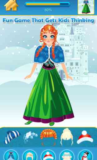 Mon Pretty Little Snow Princess Copy & Dessiner Jeu - World Virtuel du Royal Beauty BFF Dress Up Club Edition - Free App 4