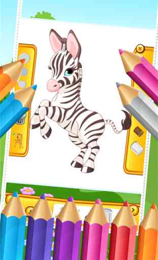 Mon Zoo Animal Friends Dessinez Coloring Book World pour les enfants 1