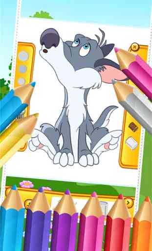 Mon Zoo Animal Friends Dessinez Coloring Book World pour les enfants 3