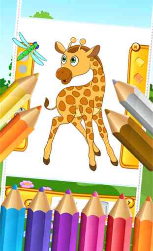 Mon Zoo Animal Friends Dessinez Coloring Book World pour les enfants 4