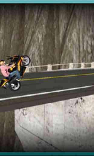Mountain Highway Traffic Moto Rider - Les gaz de votre moto de course freestyle extrême 3