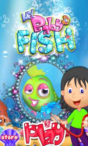 My Baby Fish - jeux virtuels de soins pour animaux de compagnie pour les enfants 1