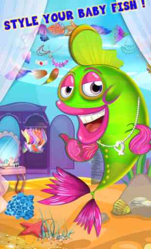 My Baby Fish - jeux virtuels de soins pour animaux de compagnie pour les enfants 4