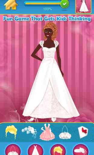 My Dream Wedding Fashion Draw and Copy Dress up Game - Adverts Free App 1