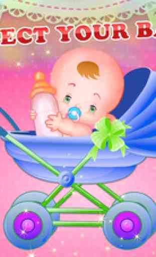 Newborn Baby Bath - l'amour de maman mignon, soins et jeu d'habillage de fille et petit garçon 2
