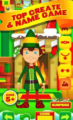 Nom Mon Incroyable Santas Little Helper North Pole Magique Builder Elf Game Design - Annonce App Gratuite 1
