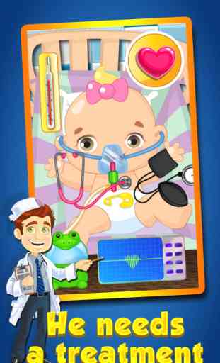Nouveau-né bébé Clinique - Nouveau jeu de l'hôpital de bébé pour maman et soins de bébé 1