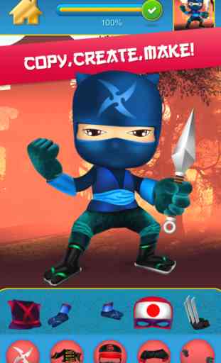 Mon Mega Ninja Power Hero Design & Copie Fou Jeu 4