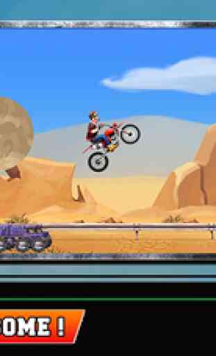 Moto x Downhill Bike Stunt: Essais Motocross Compétences 4
