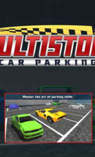 Multi-étages Parking 3D Simulator - Multi Level Game Challenge Parking 2