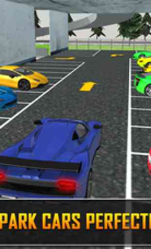 Multi Level Parking voiture de sport Sim 3D Game 3