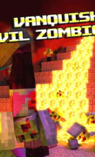 Mutant Zombies - Block Mine Mini Multiplayer 2