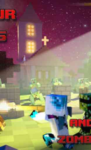 Mutant Zombies - Block Mine Mini Multiplayer 3