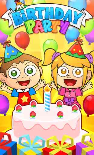 My Birthday Party - Gâteau, Ballons et Cadeaux pour les Enfants 1
