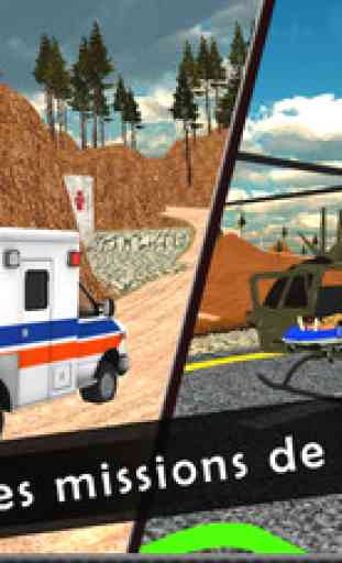 Hors route air ambulance devoir simulateur 2016- Meilleur au volant Obligatoire pour blessés réal paramédical Aidez-moi 2