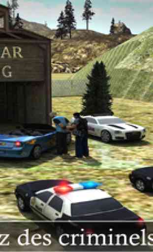 Hors route Voiture de police Pilote de Chase: Réal Au volant et d'action Jeu de Tir 3