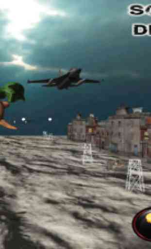 Lutin Siège de l'armée de guerrier 3d - F 22 Raptor air à la bataille de la stratégie de l'air 4