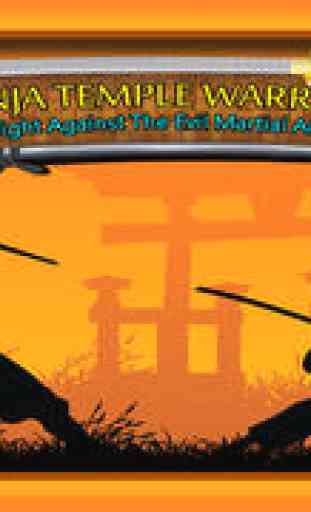 Ninja temple des guerriers: la lutte contre le mal artiste martial - édition gratuite 1