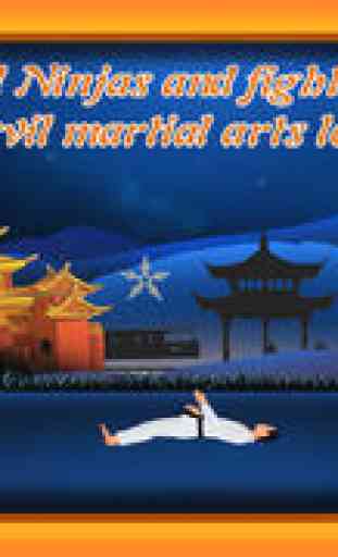 Ninja temple des guerriers: la lutte contre le mal artiste martial - édition gratuite 2