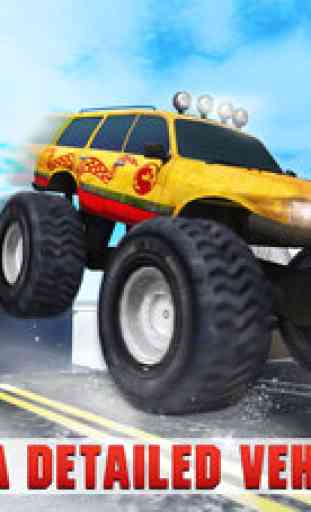 Offroad Course de côte Truck 3D - 4x4 Jeep monstre jeu de simulation 2