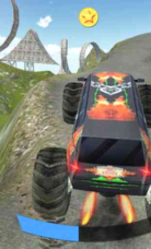 Offroad Limousine Car Driving 3D - A Crazy sports limo truck on hill mountain 2