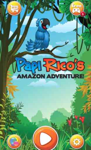 Papi Rico Bird: Blue Parrot Sling-shot Adventure in Rio de Janeiro 3